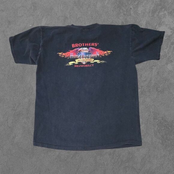 Vintage 90s Harley Davidson Shirt. Measurements pictured, tagged XL. - Picture 6 of 7